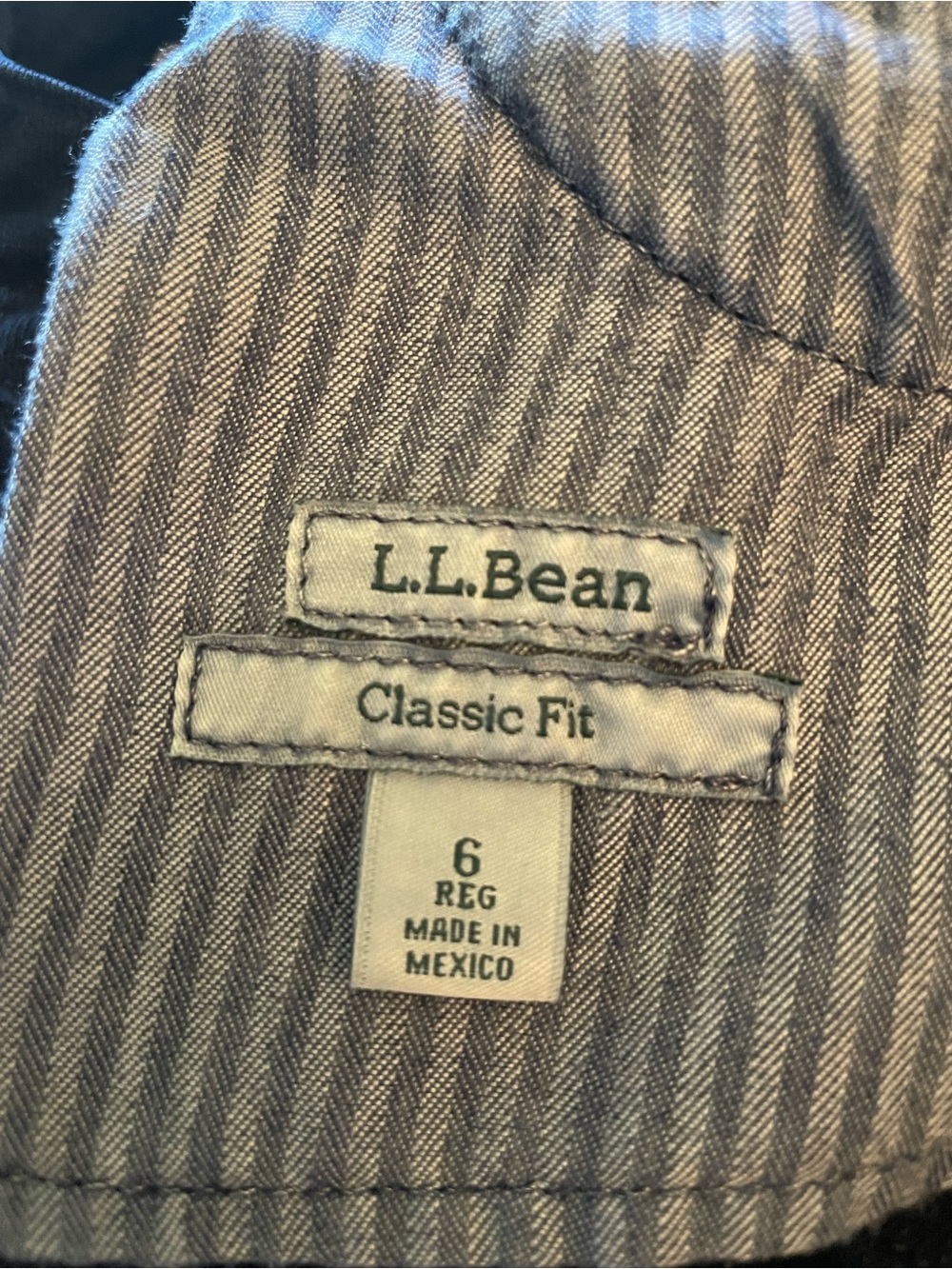 LL Bean woman’s straight legged jeans